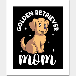 Golden Retriever Mom - Golden Retriever Posters and Art